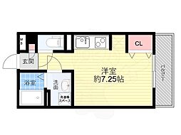 柊 ワンルームの間取図画像