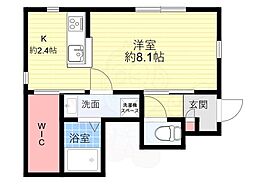 マ・メゾン川西 ワンルームの間取図画像