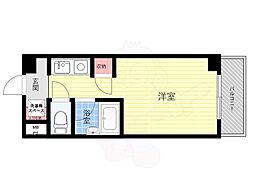 グリーンハイム ワンルームの間取図画像