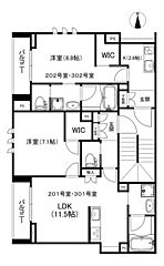 物件の間取り
