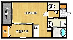 🉐敷金礼金0円！🉐ザカラー東本町B棟