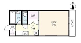 コーポ西田代 106 ｜ 佐賀県佐賀市西田代2丁目（賃貸マンション1K・1階・20.59㎡） その2