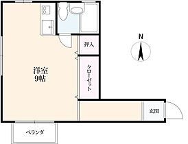 シャトレ城内 201 ｜ 佐賀県佐賀市鬼丸町（賃貸アパート1R・2階・23.28㎡） その2