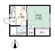 清風コーポ 103 ｜ 佐賀県佐賀市与賀町（賃貸アパート1K・1階・16.56㎡） その2