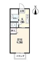 パレット赤松 202 ｜ 佐賀県佐賀市赤松町（賃貸アパート1K・2階・20.28㎡） その2