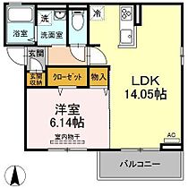 SMILE鍋島駅前 202 ｜ 佐賀県佐賀市鍋島町八戸溝（賃貸アパート1LDK・2階・46.78㎡） その2