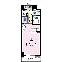GrandHills ワンルームの間取図画像