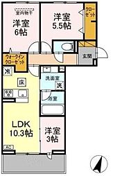 間取図画像 3LDK