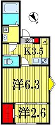 間取図画像 2K