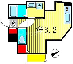 TRUTHCHARME ワンルームの間取図画像