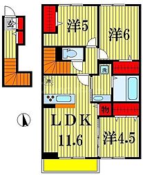ル・グラン3 3LDKの間取図画像
