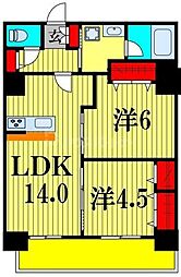 Welina Halelea 2LDKの間取図画像