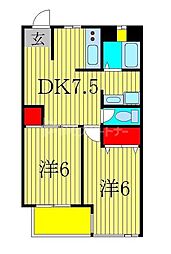 間取図画像 2DK