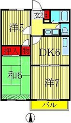 間取図画像 3DK