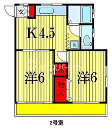 間取図画像 2DK