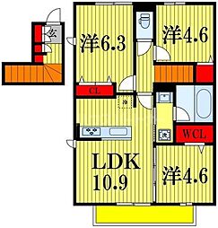間取図画像 3LDK