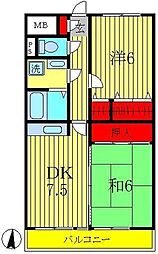 間取図画像 2DK