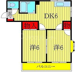 間取図画像 2DK