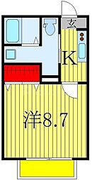 間取図画像 1K