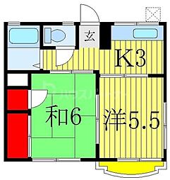間取図画像 2K