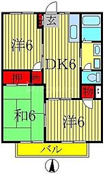 間取図画像 3DK