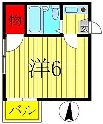 間取図画像 1K
