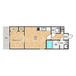 間取図画像 1LDK