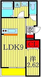 MCMKashiwanoha 1LDKの間取図画像