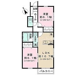 物件の間取り