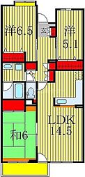 ISM南柏 3LDKの間取図画像