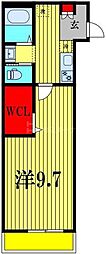 AJ柏の葉キャンパス 1Kの間取図画像