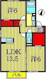 ランセ今谷D棟 1階