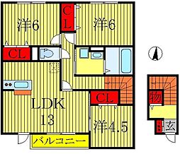 フォレステージA 2階