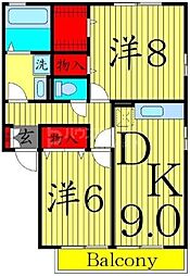 間取図画像 2DK