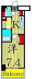 間取図画像 1K