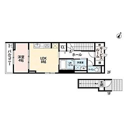 間取図画像 1LDK