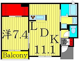 間取図画像 1LDK