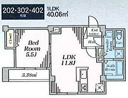 間取図画像 1LDK