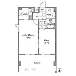 間取図画像 1LDK