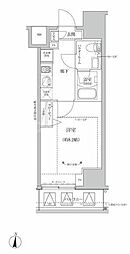 RELUXIA亀有 1Kの間取図画像