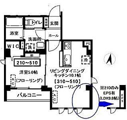 (仮称)グレイスガーデン北千住 1LDKの間取図画像