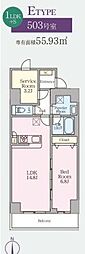 アーバンチェーン亀有 1SLDKの間取図画像