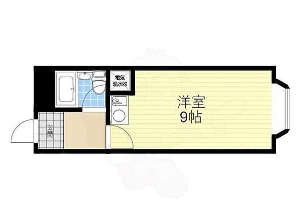 大阪府堺市西区鳳中町１０丁(賃貸マンション1R・2階・21.00㎡)の写真 その2