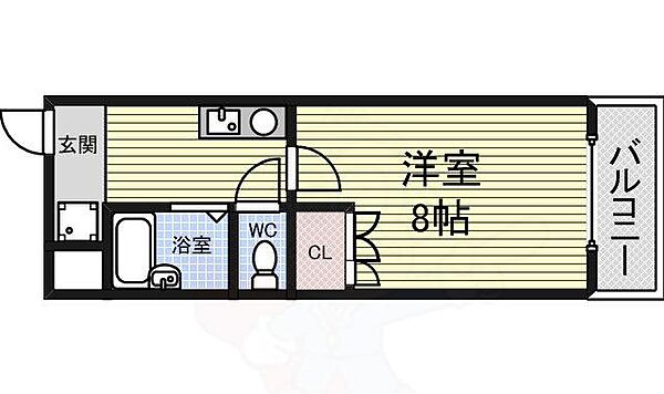 メゾンなか ｜大阪府堺市西区鳳中町９丁(賃貸マンション1K・1階・20.00㎡)の写真 その2