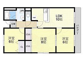 アルシュコートB棟  ｜ 大阪府堺市北区金岡町（賃貸マンション3LDK・1階・68.00㎡） その2