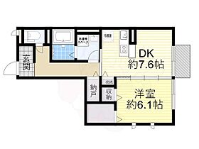 大阪府堺市南区土佐屋台（賃貸アパート1DK・2階・40.35㎡） その2