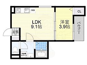 大阪府堺市西区鳳西町２丁（賃貸アパート1LDK・1階・30.14㎡） その2