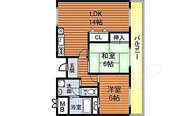 サントピア綾園 205 ｜ 大阪府泉大津市綾井（賃貸マンション2LDK・2階・60.75㎡） その2