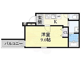 大阪府堺市西区鳳中町５丁（賃貸アパート1K・1階・30.03㎡） その2