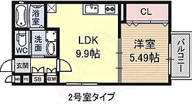 アレグリア鳳ノース  ｜ 大阪府堺市西区鳳北町３丁（賃貸アパート1LDK・3階・37.00㎡） その2